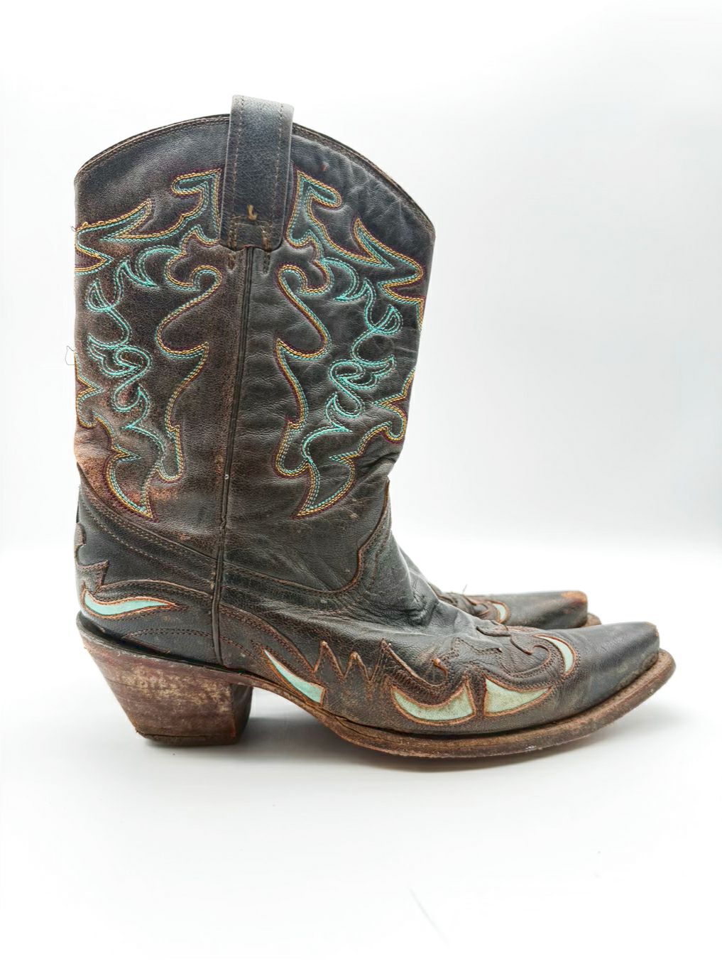 CORRAL WMNS Size 8.5 Brown Leather Western Boots