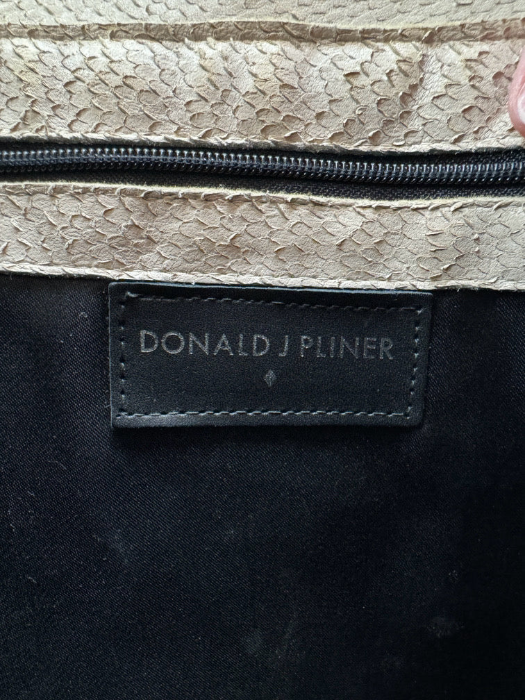 DONALD J. PLINER Leather Buff Purse
