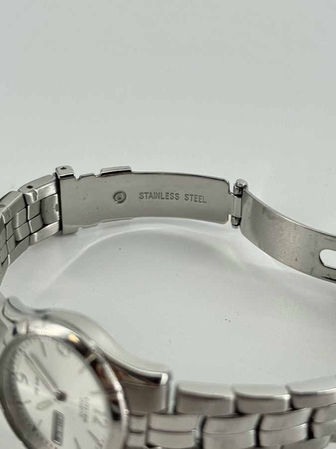 CITIZEN Silver Tone Stainless Steel Quartz Watch