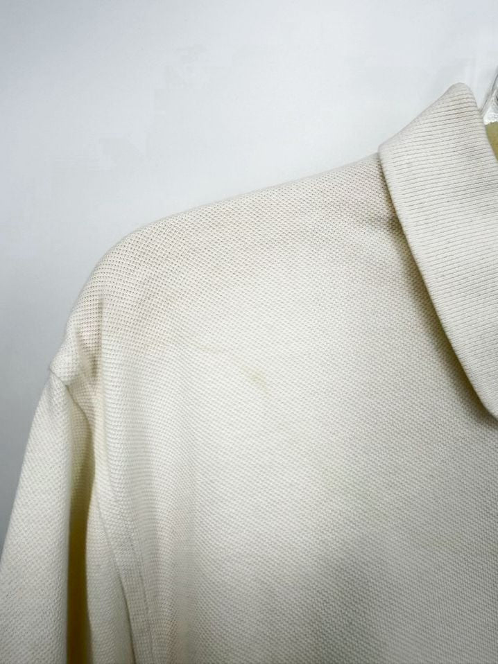 BURBERRY LONDON Nova Check Accent Size Men's L Beige Short Sleeve Shirt