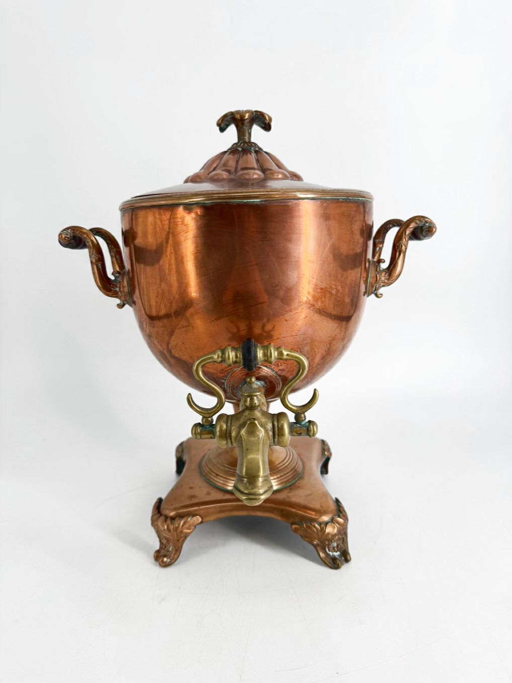 ANTIQUE Copper & Brass Samovar