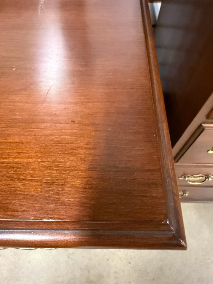 VIRGINIA GALLERIES Henkle Harris Wild Black Cherry Brown 5 Drawer Chest