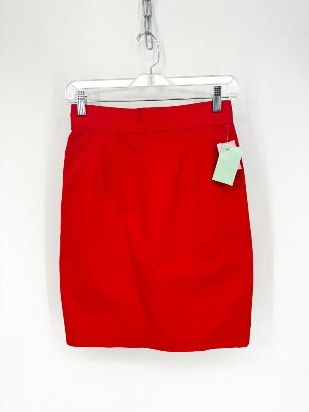 VINTAGE GEMMA KAHNG Size 8 Red Skirt