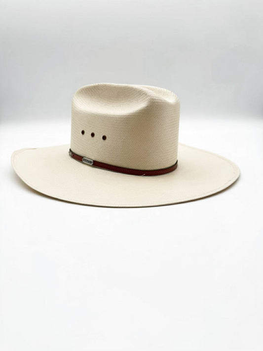 STETSON Grant T Cream Straw Cowboy Hat