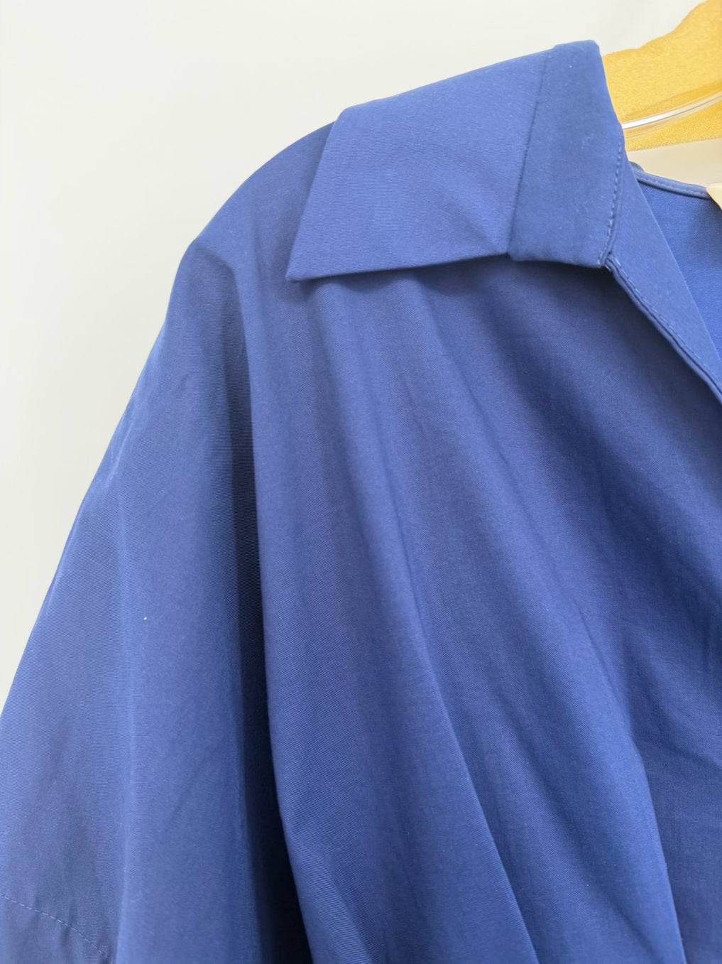 EXQUISE Size L Navy Pleated Dress