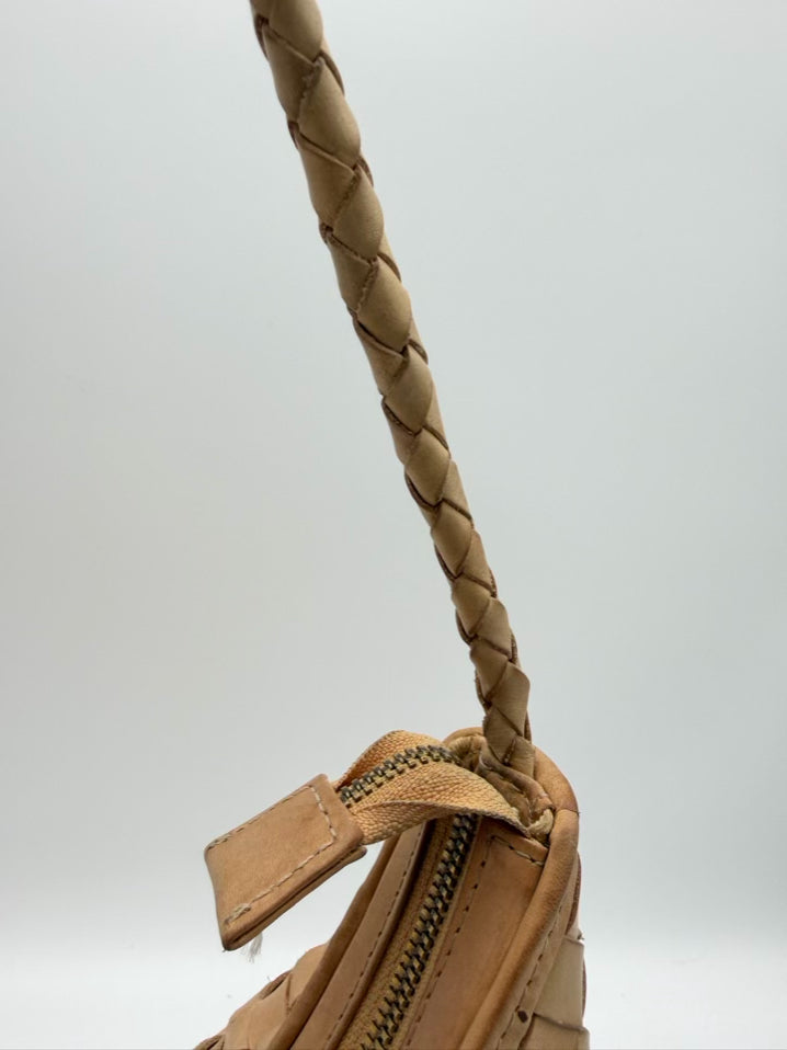BEMBIEN Natural Leather Woven Purse