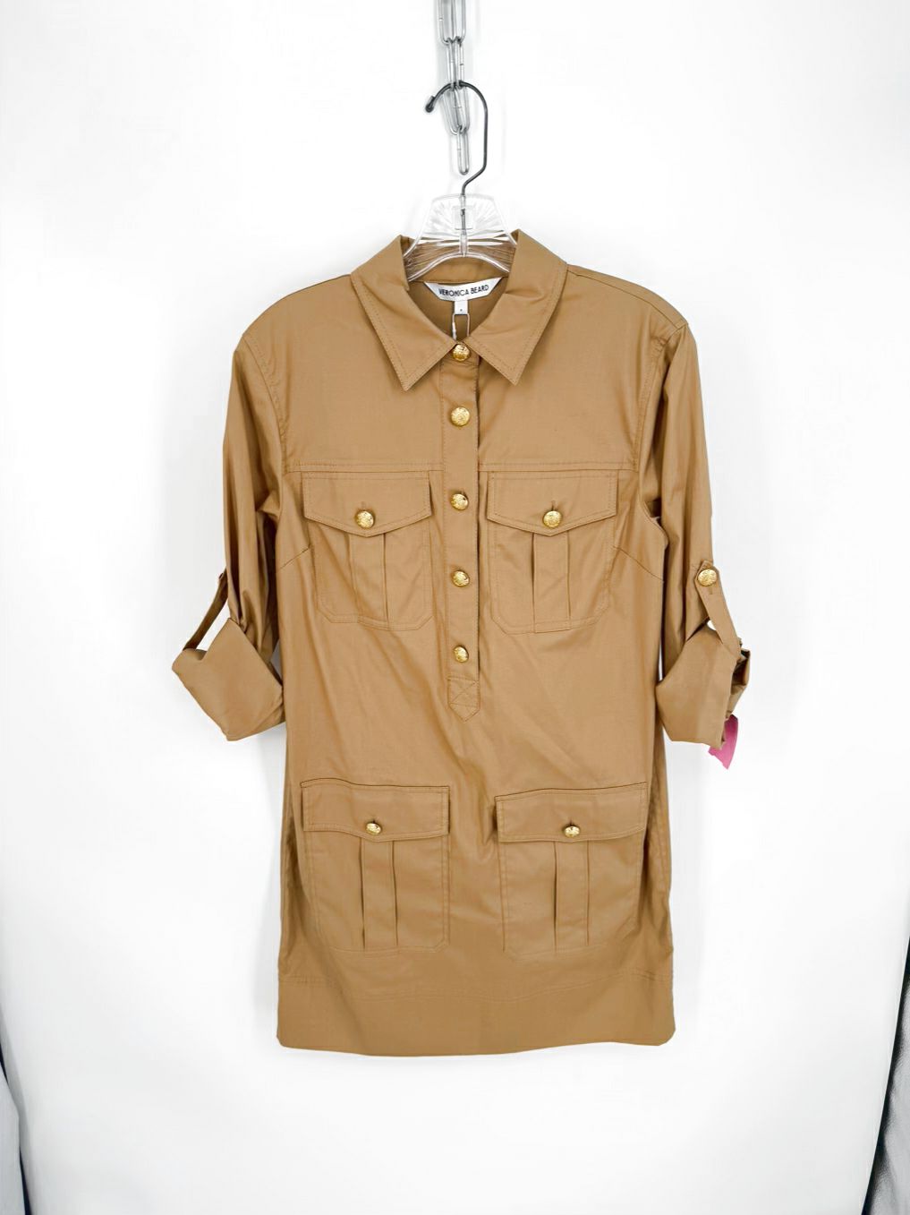 VERONICA BEARD Size Wmn's 4 Khaki Dress