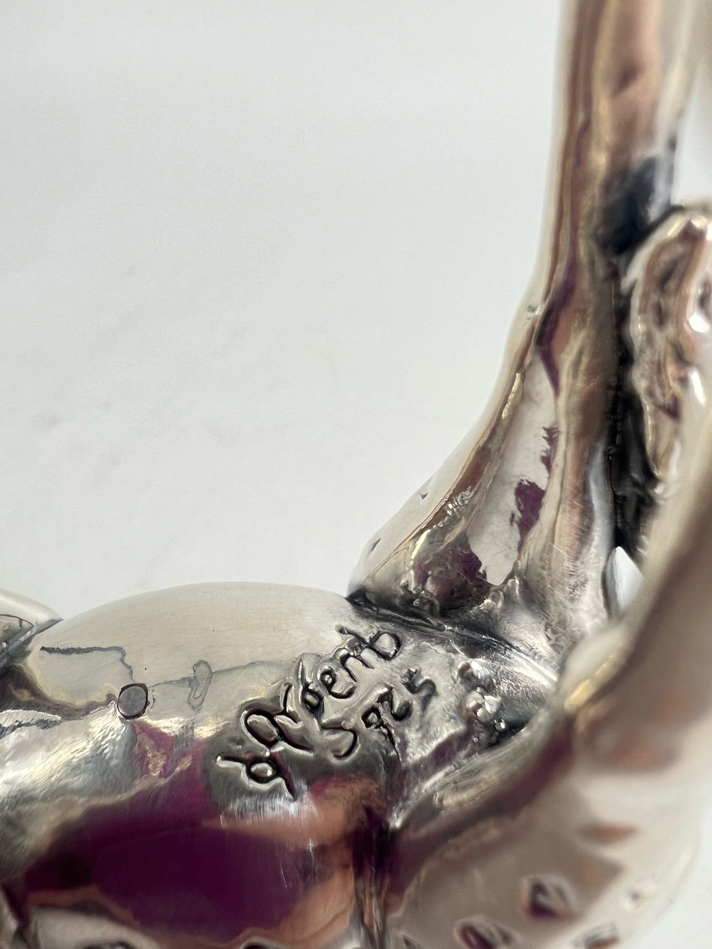 D' ARGENTA Silver STERLING SILVER Giraffe Figurine