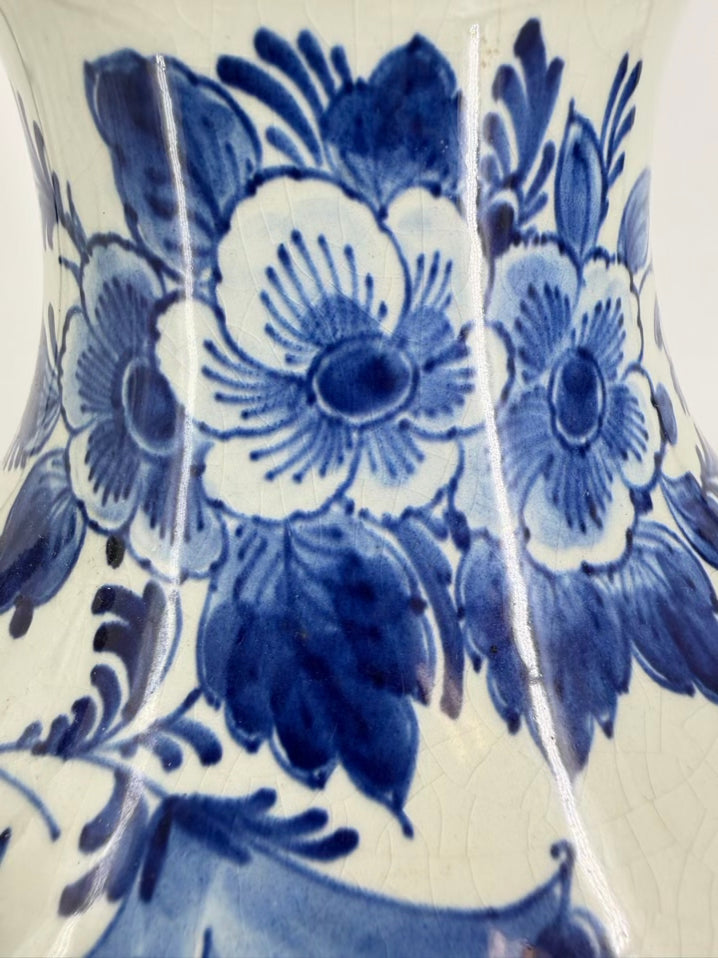 DELFT Blue & White Ceramic Vase