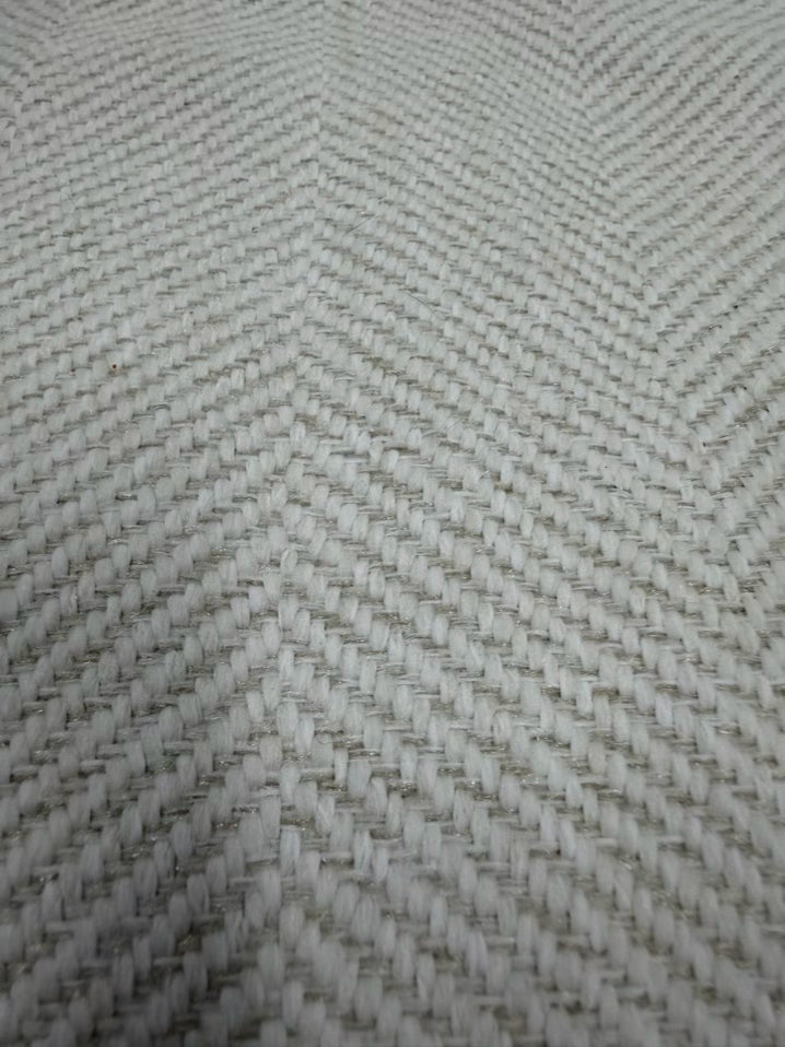 JACKSON CARTER FURNITURE Ivory Tweed Look Sectional Sofa