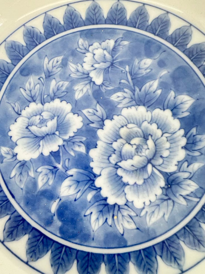 TIFFANY & CO. White & Blue Chinoiserie Bowl
