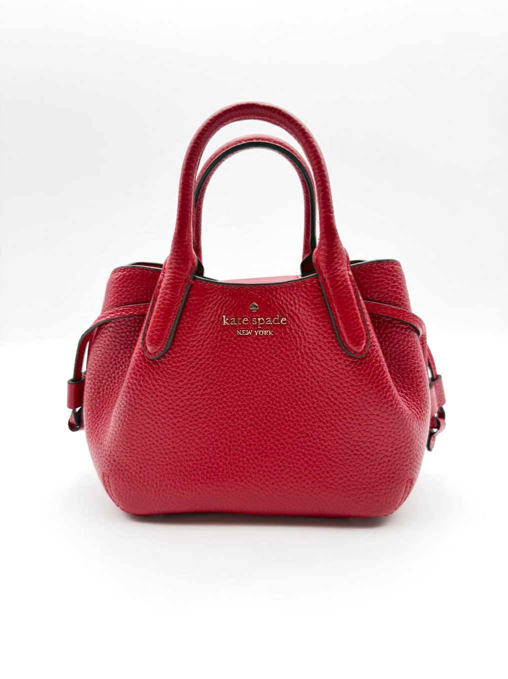 KATE SPADE Dumpling Mini Leather Red Satchel