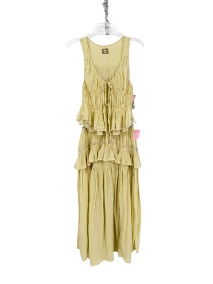 FREE-EST Wmn's Size XS Pale Yellow 2 Piece Set NWT