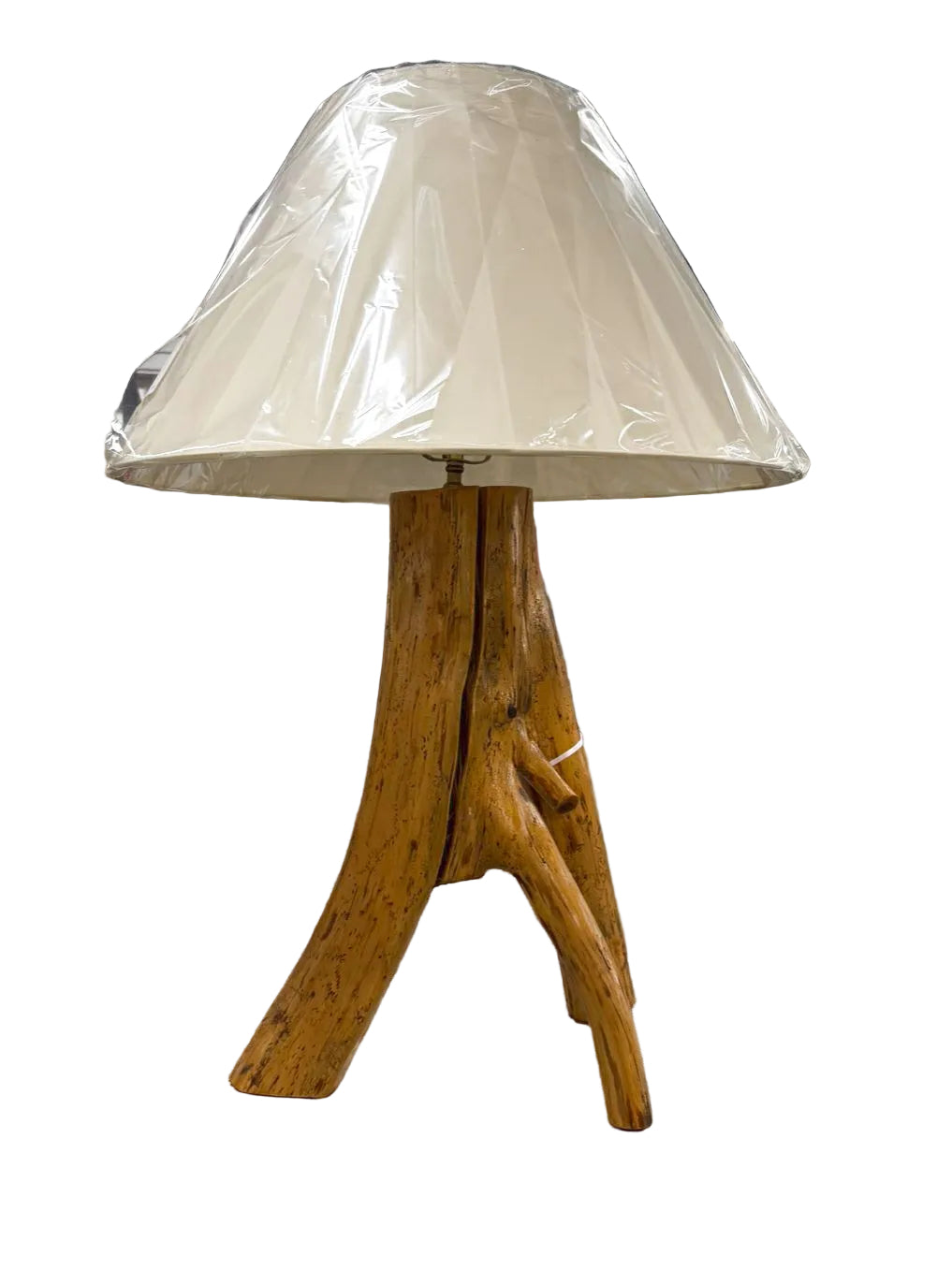 Natural Wood Lamp w/ Shade