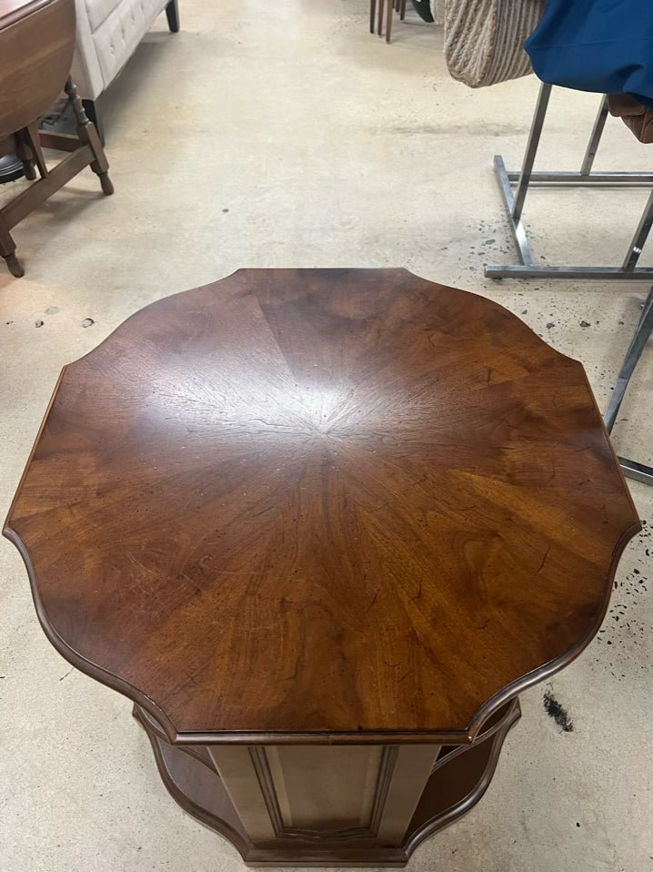 Brown Wood Occasional Table