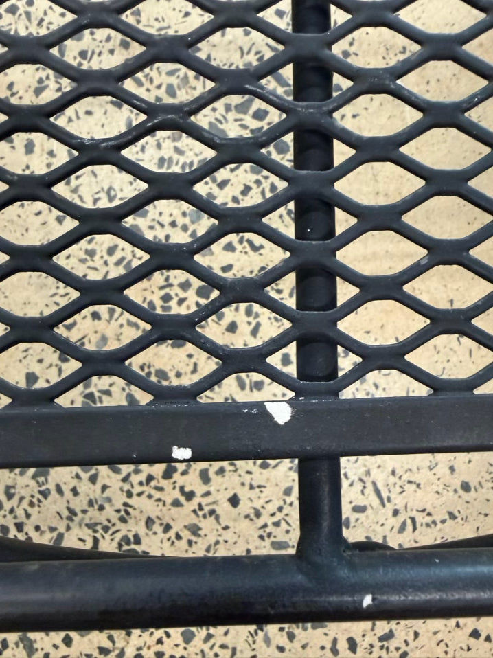 VINTAGE Black Wrought Iron Outdoor Coffee Table