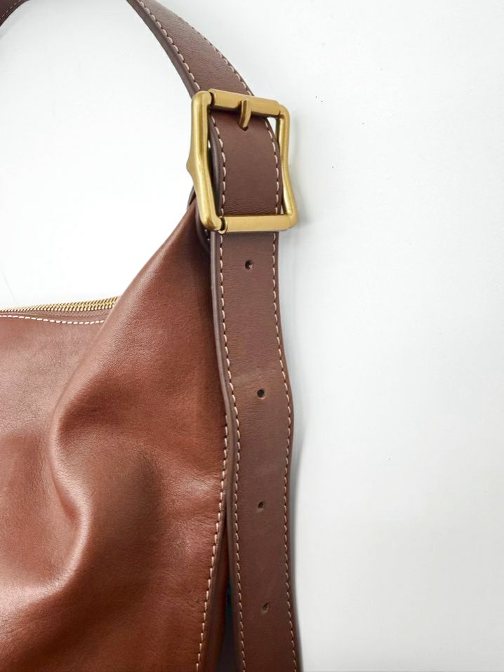 MARGOT Cognac Leather Purse