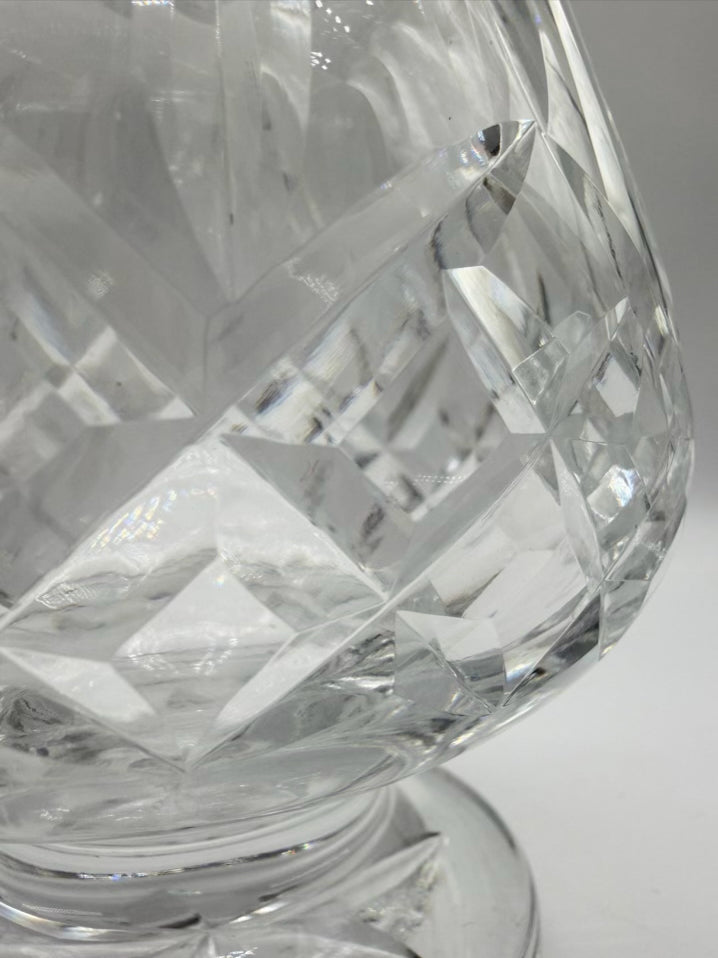 WATERFORD Lismore Clear Crystal Footed Decanter