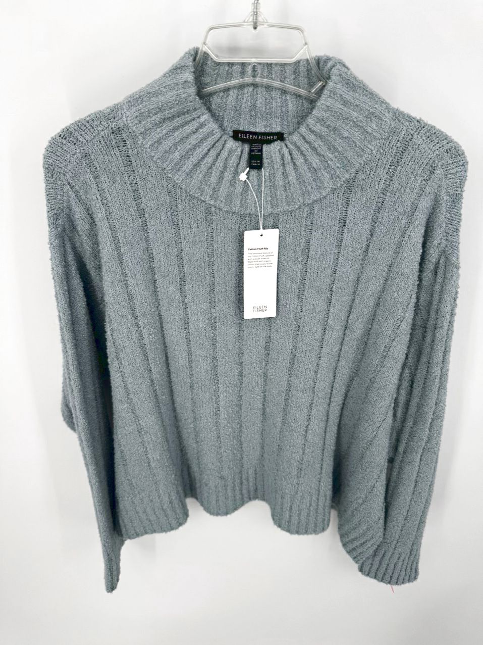 EILEEN FISHER Size M Powder Blue Sweater NWT