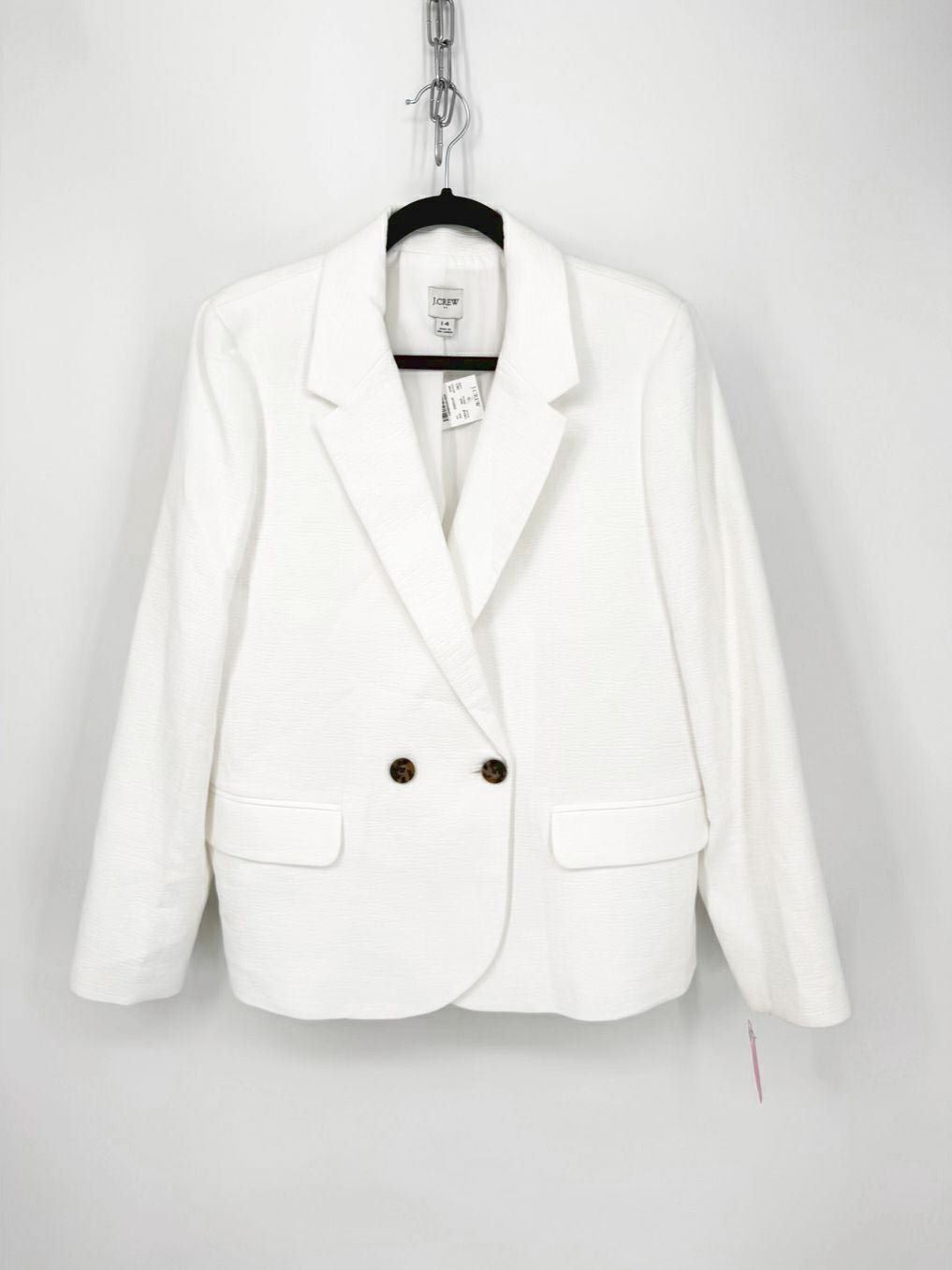 J CREW Size 14 Cream Blazer NWT