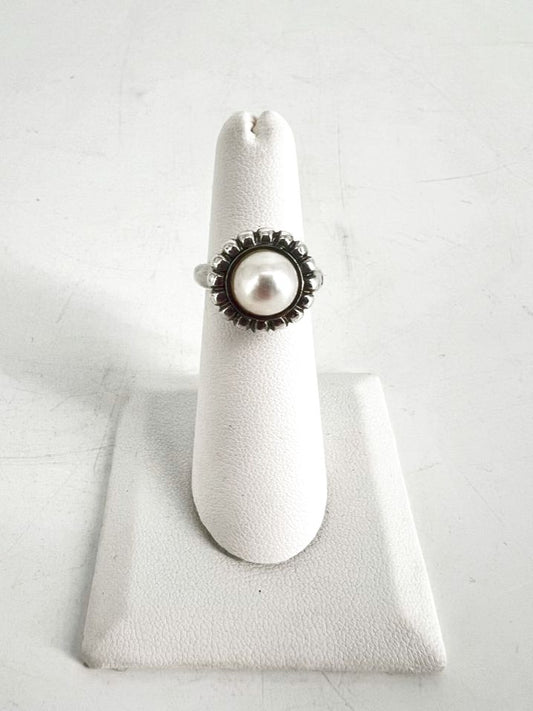 LAGOS Sterling Silver Pearl Ring
