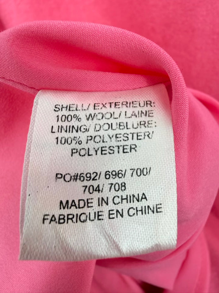 FRANCES VALENTINE Wmn's Size S Pink Wool Dress