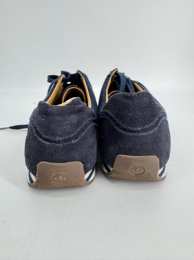 PETER MILLAR Size 10 Navy Suede Sneakers