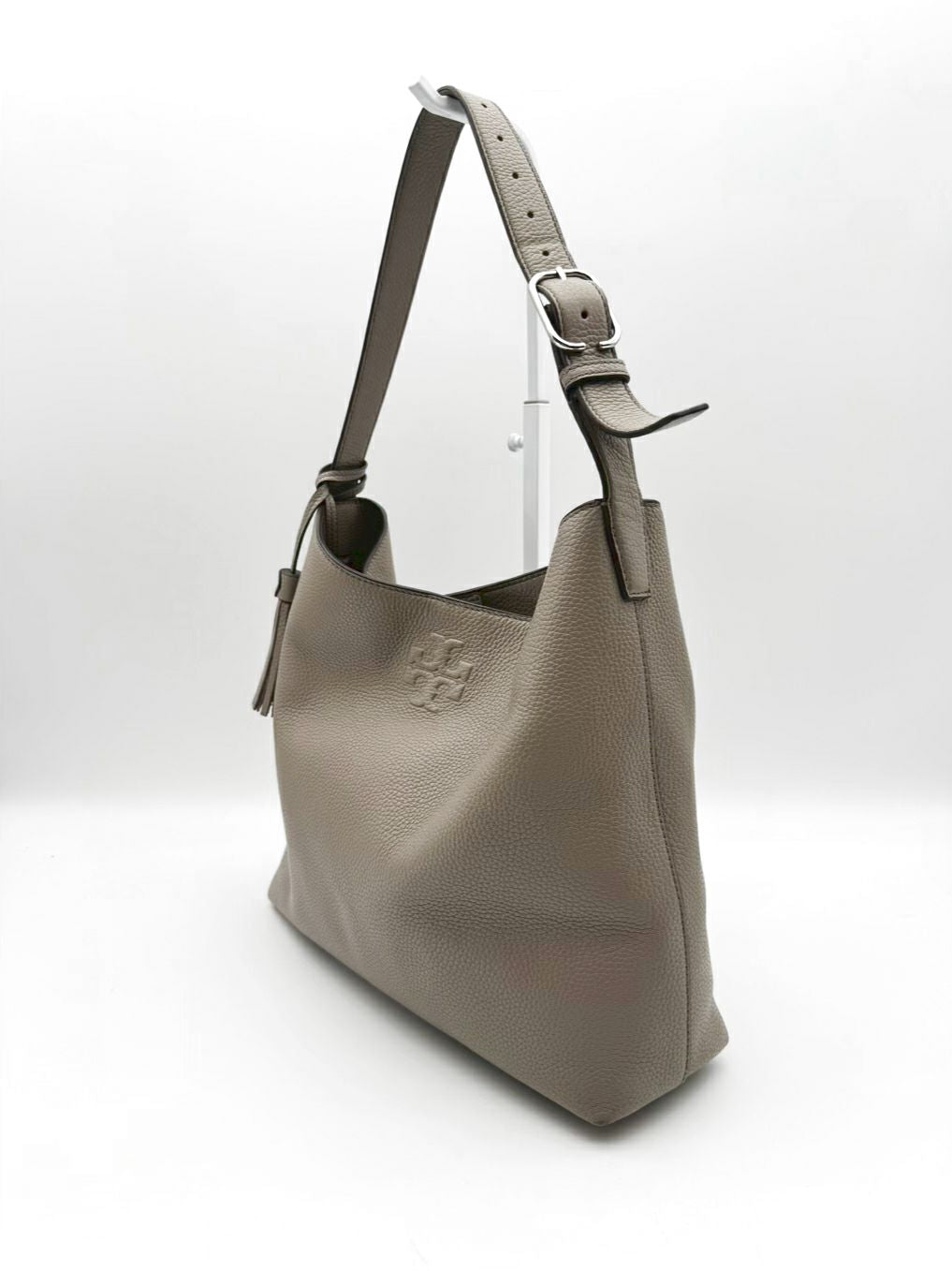 TORY BURCH Taupe Leather Purse
