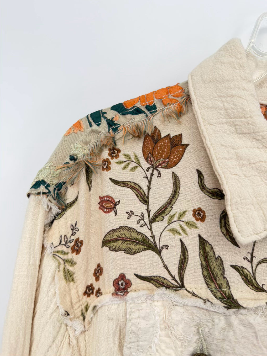 POL Size Wmn's M Beige Cotton Patchwork Duster NWT
