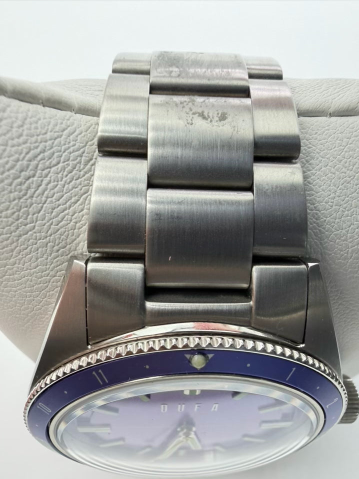 DUFA Purple Stainless Steel Automatic Watch