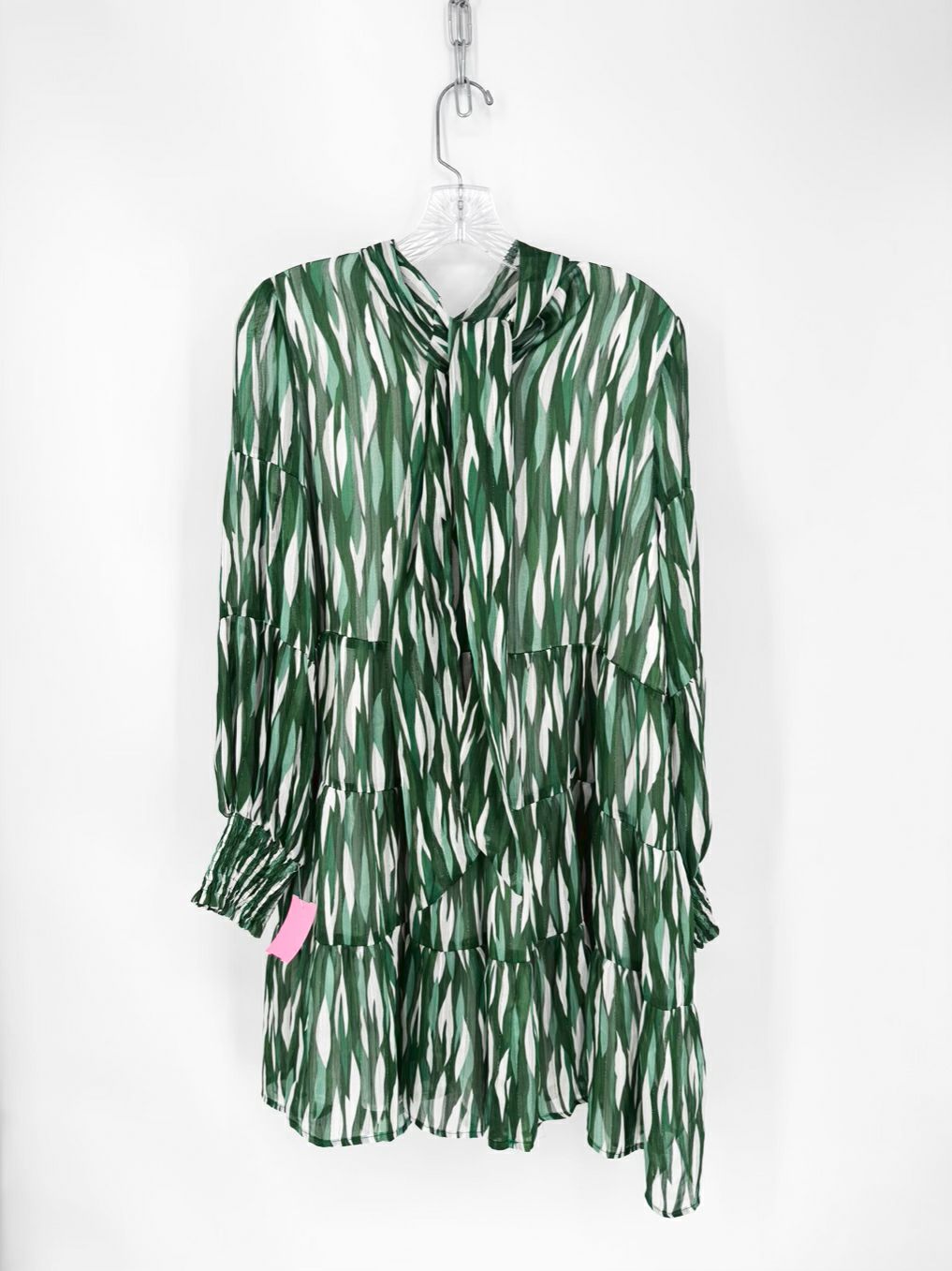 JADE MELODY TAM Wmn's Size  L Green Print Dress NWT