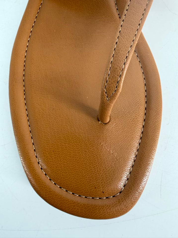 TORY BURCH Size 7 Caramel Leather Sandals