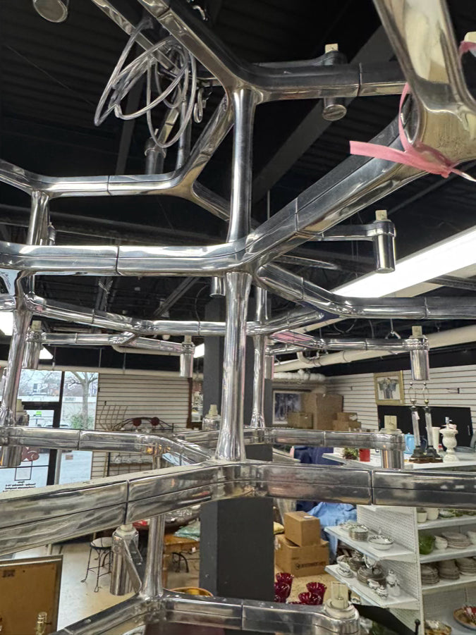 JEHS & LAUB Silver Chandelier