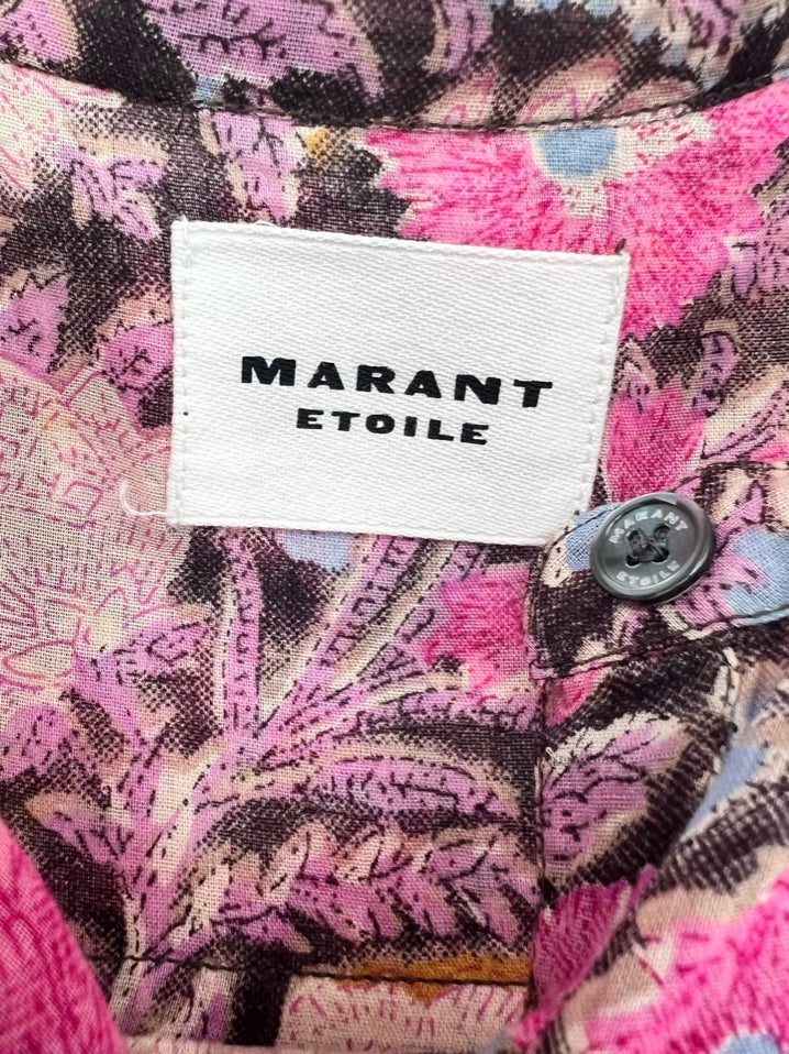 MARANT ETOILE Size 38 Pink Print Floral Blouse