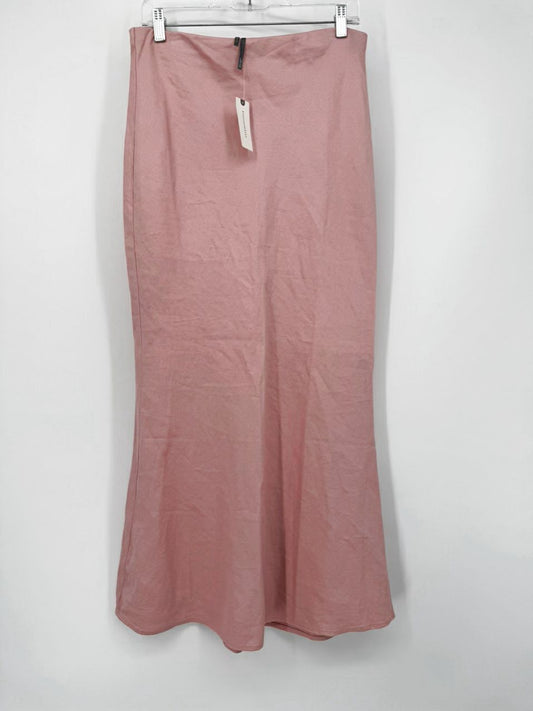 ANTHROPOLOGIE Size M Salmon Maxi-Skirt NWT