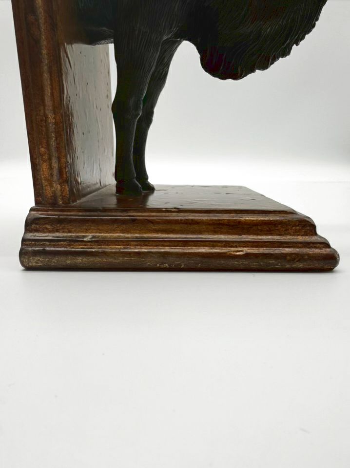 Wood & Metal Camel Pair Of Book Ends