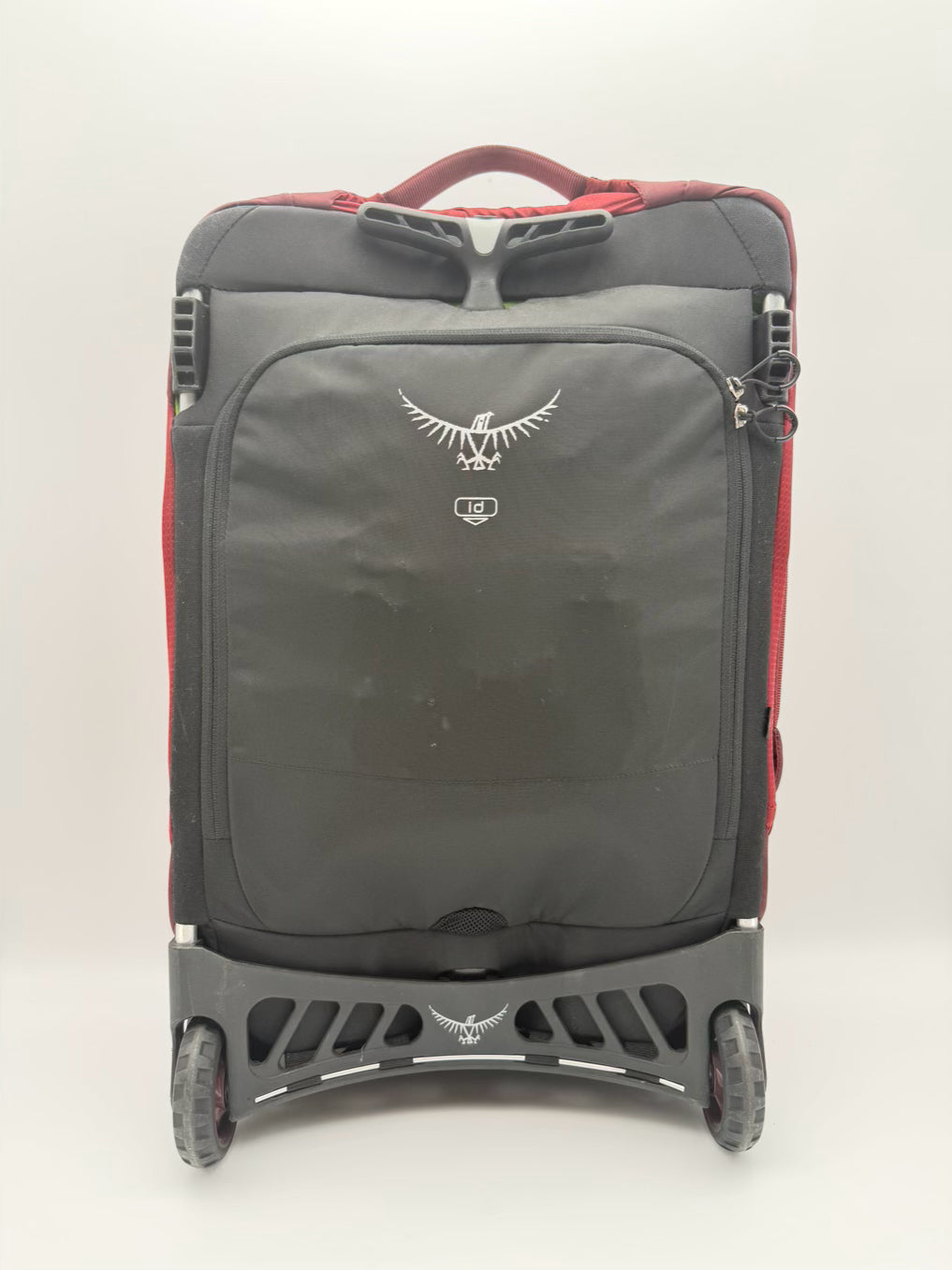 OSPREY Ozone Convertible Day Red Nylon Back Pack w/ Wheels