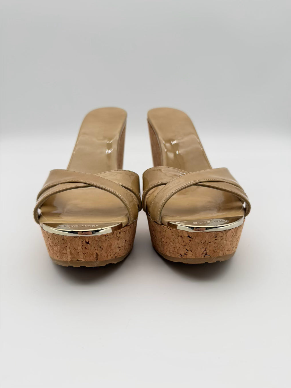 JIMMY CHOO Size WMNS 38 Natural Cork Wedge