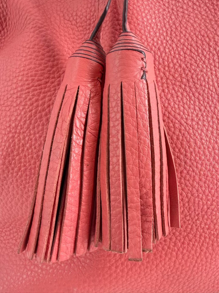 TORY BURCH Coral Leather Purse