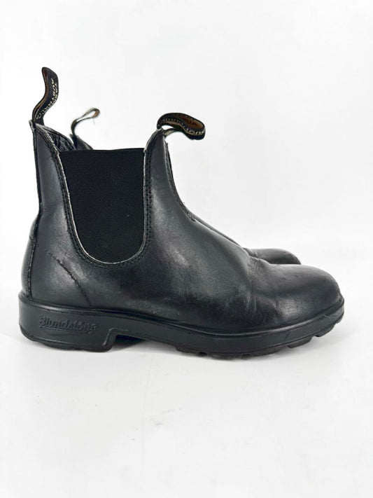 BLUNDSTONE Size 8 Black Leather Boots