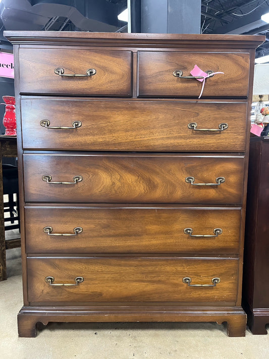 DIXIE Wood 6 Drawer Chest